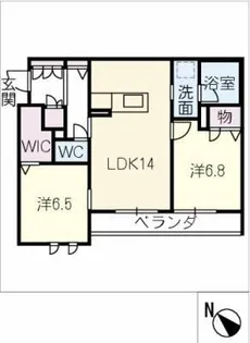 メゾン・ド・ノバリア【2階】の間取り