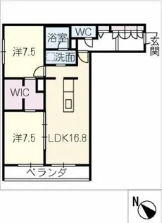 メゾン・ド・ノバリア【2階】の間取り