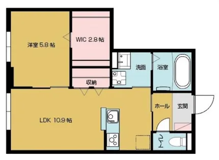 ユニグレイス【1階】の間取り