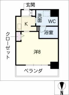 aLATO白壁【0206号室】の間取り