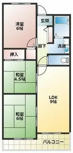 メゾンクリサンテーム【3階】の間取り