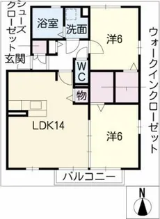 KURE・ドリーム【2階】の間取り