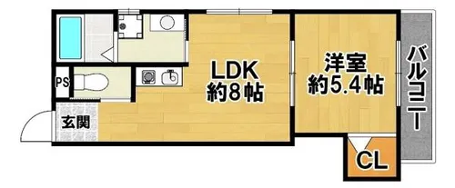 アライブコート【1階】の間取り
