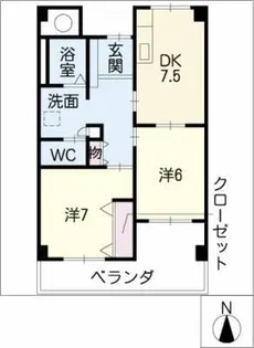 Livable CLOVER【2階】の間取り