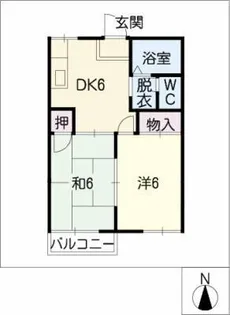 プロシードS Ⅰ【2階】の間取り