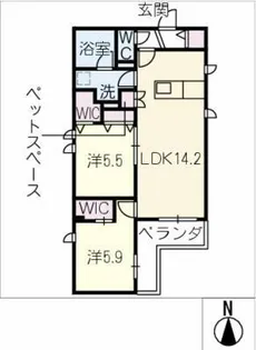 Maison Cerezo【3階】の間取り