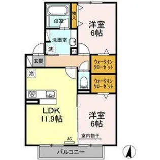 シエロ【2階】の間取り