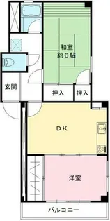 アバニティー東出口【201号室】の間取り