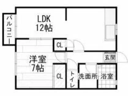 カンパーニュ【1階】の間取り