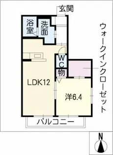 ウェスティンハウス B棟【1階】の間取り