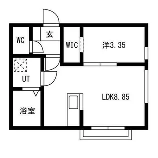 カーササクラーレ【1階】の間取り