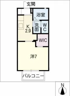 メルベーユK【2階】の間取り
