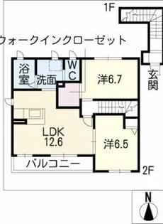 グレイス タニグチ【2階】の間取り