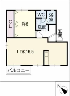 アジサイB・C棟【2階】の間取り
