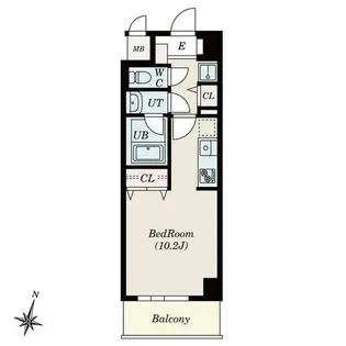 ノヴェル新栄【9階】の間取り