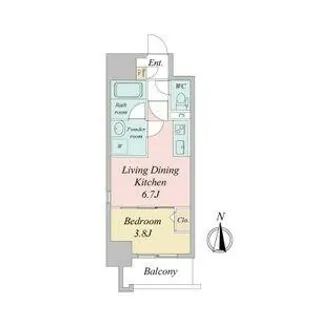ポルタニグラ大須【2階】の間取り