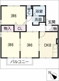 プルミエ浄水 A棟【1階】の間取り