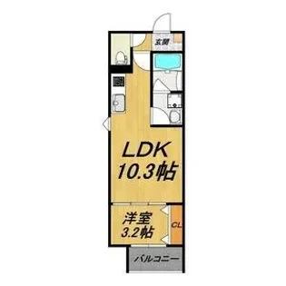 LECOCON上飯田【3階】の間取り