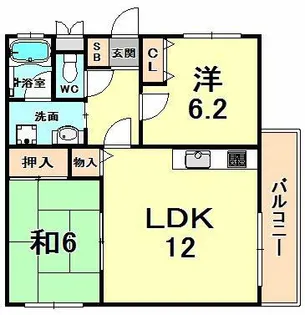 夙川大谷ハウス【1階】の間取り