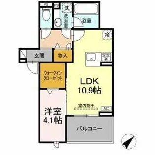 D-avance 柱六番町Ⅲ【3階】の間取り
