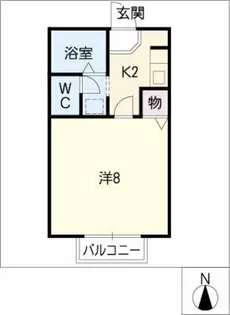 SEJOUR青山【2階】の間取り