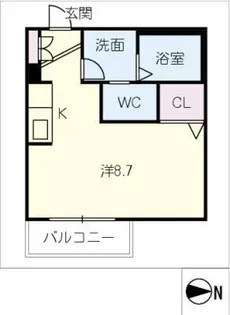 メゾン安藤【2階】の間取り