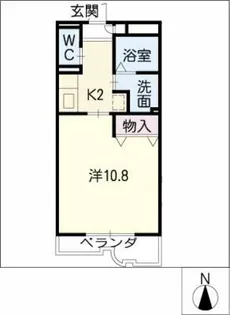 シアンクレール【3階】の間取り