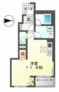 ロベリアチャコ【1階】の間取り