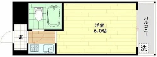 アンヘルム野田【6階】の間取り