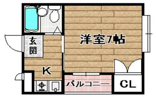 プレアール昭和台【201号室】の間取り