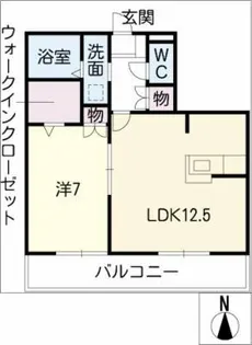 Mメゾン清須【2階】の間取り