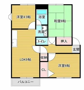 アドザックス宮崎【1階】の間取り