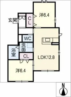 Nave bianca【1階】の間取り
