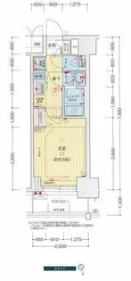 プレサンス広小路通今池【5階】の間取り