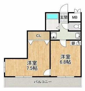 アークヒルズ【4階】の間取り