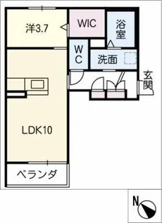 ShaMaisonLaulea【2階】の間取り