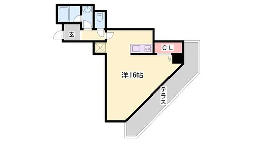 ラフェスタ今宿【3階】の間取り