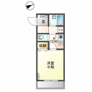 コンフォース中平【2階】の間取り