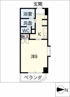 グリーンパーク新瑞【5階】の間取り