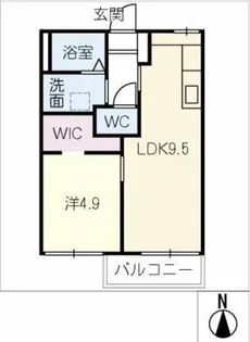 サンライズ百合ヶ丘C棟【2階】の間取り