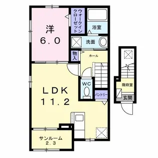 ALBA FRESCA【2階】の間取り