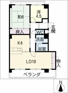 第二佐久間ビル【3階】の間取り