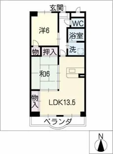 ラフォーレ【1階】の間取り