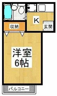 サンライフ甲田【1階】の間取り