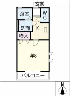 ランブラーローズ【1階】の間取り