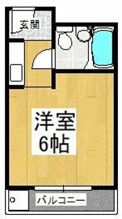 シティーコート滝谷【2階】の間取り