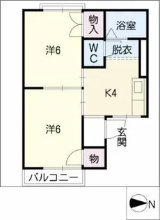 アネックス前山【2階】の間取り