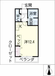 サン・friends北外山【1階】の間取り