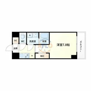 ファーストフィオーレ江坂ラディール【1階】の間取り