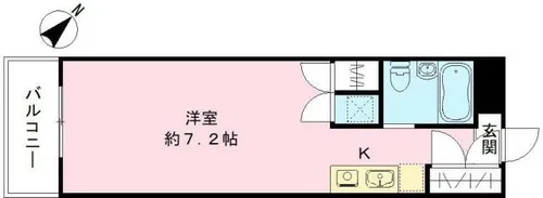 プレジール有瀬【316号室】の間取り